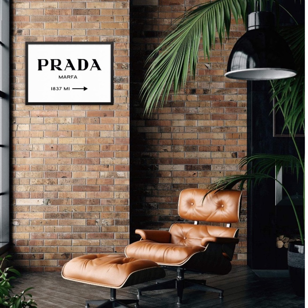 PRADA MARFA, Home Wall Fashion Decor.